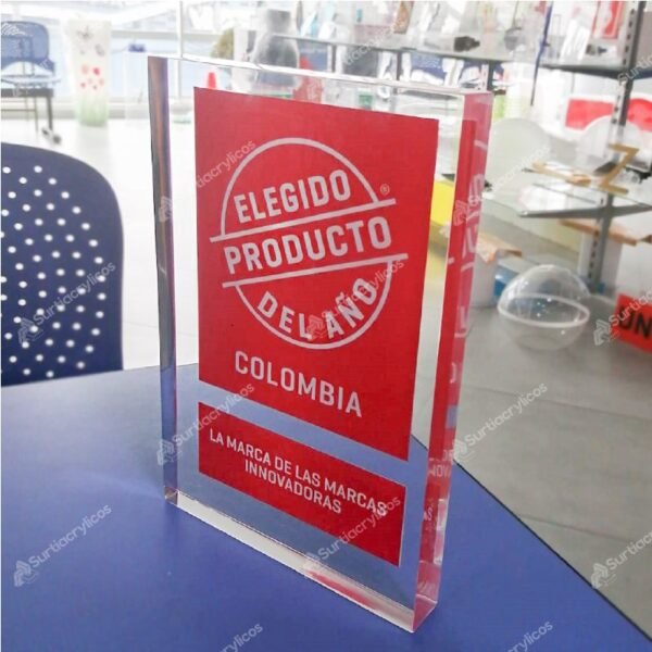 9. Reconocimiento en acrílico en 20mm - Imagen 8