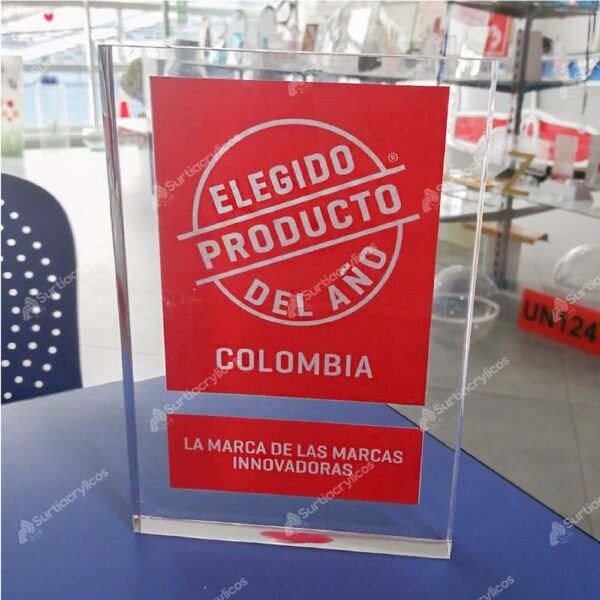 9. Reconocimiento en acrílico en 20mm - Imagen 2